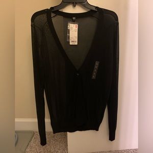 NWT SHEER UNIQLO CARDIGAN